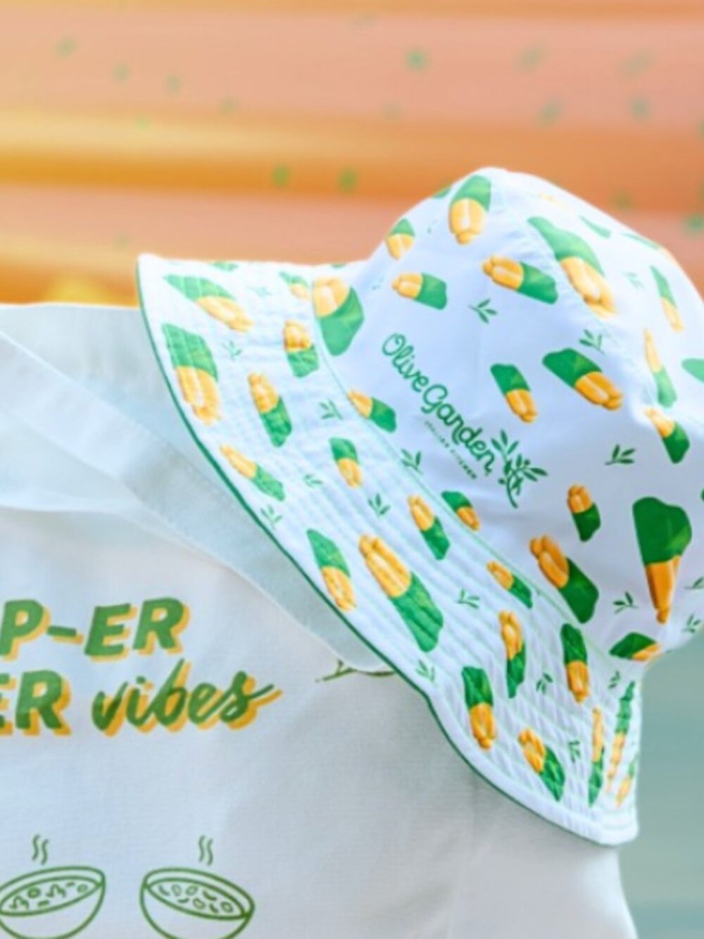 RARE official olive garden bucket hat!!!